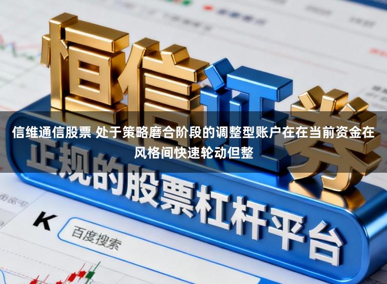 信维通信股票 处于策略磨合阶段的调整型账户在在当前资金在风格间快速轮动但整